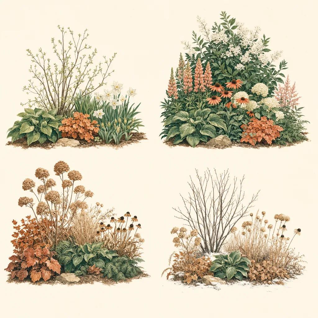 Illustration for garden tracker app
