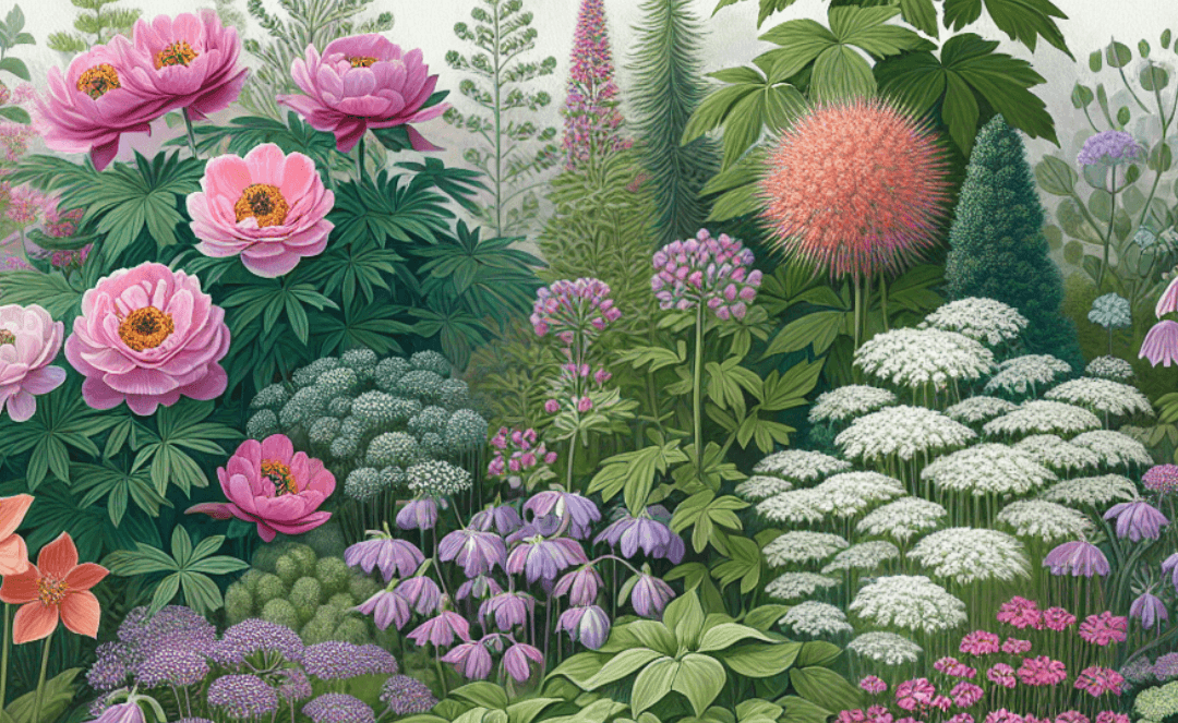 Garden backdrop