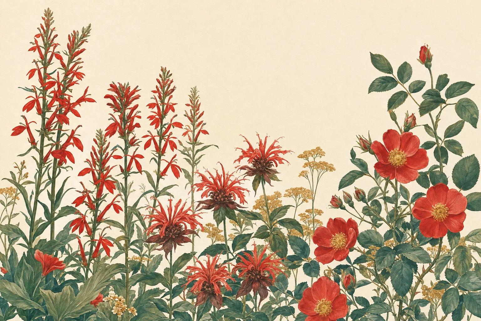 Red Flowers: 30 Red Flowering Plants From Winter to Frost