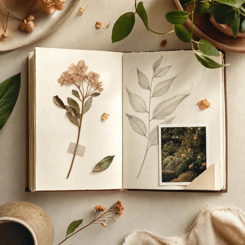 Illustration for garden journal app