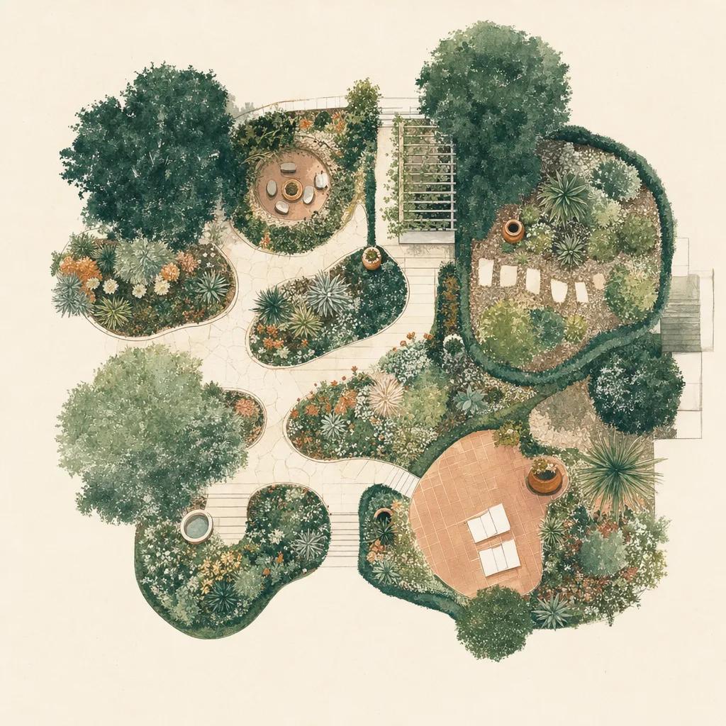 Illustration for garden planner app