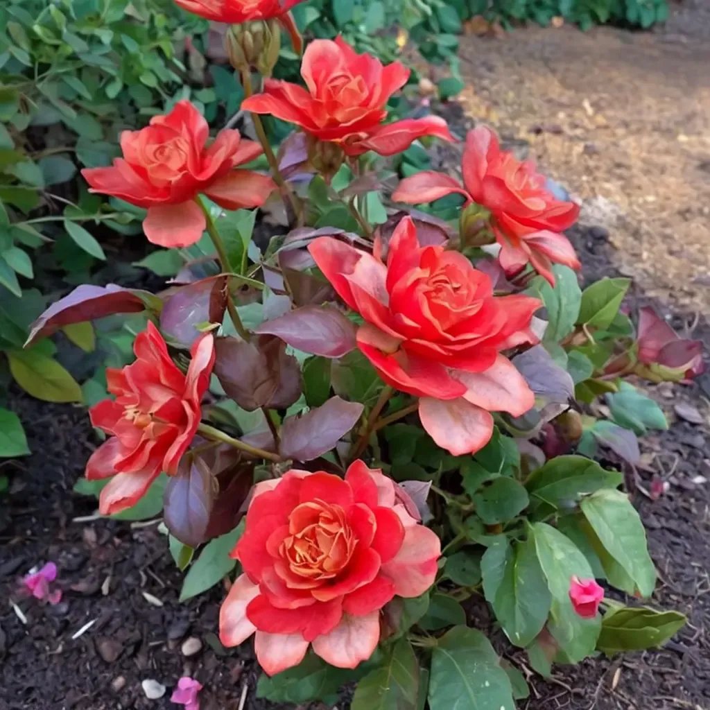 Rosa x hybrida 'Jumbo Colorific'