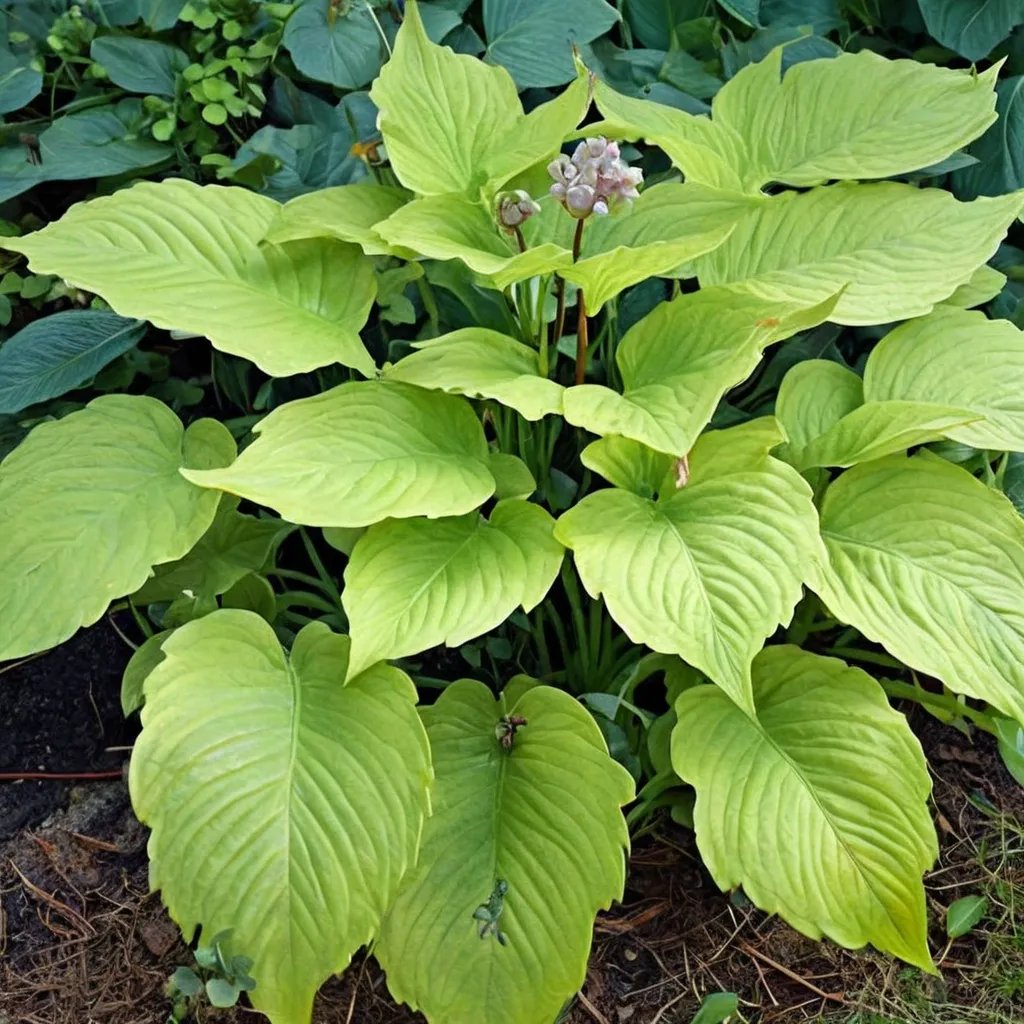Hosta x hybrida 'Jimmy Crack Corn'