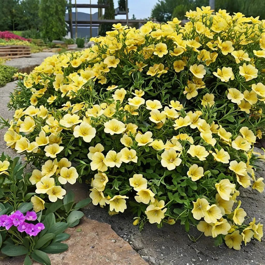 Petunia x hybrida 'Mini Vista Yellow'