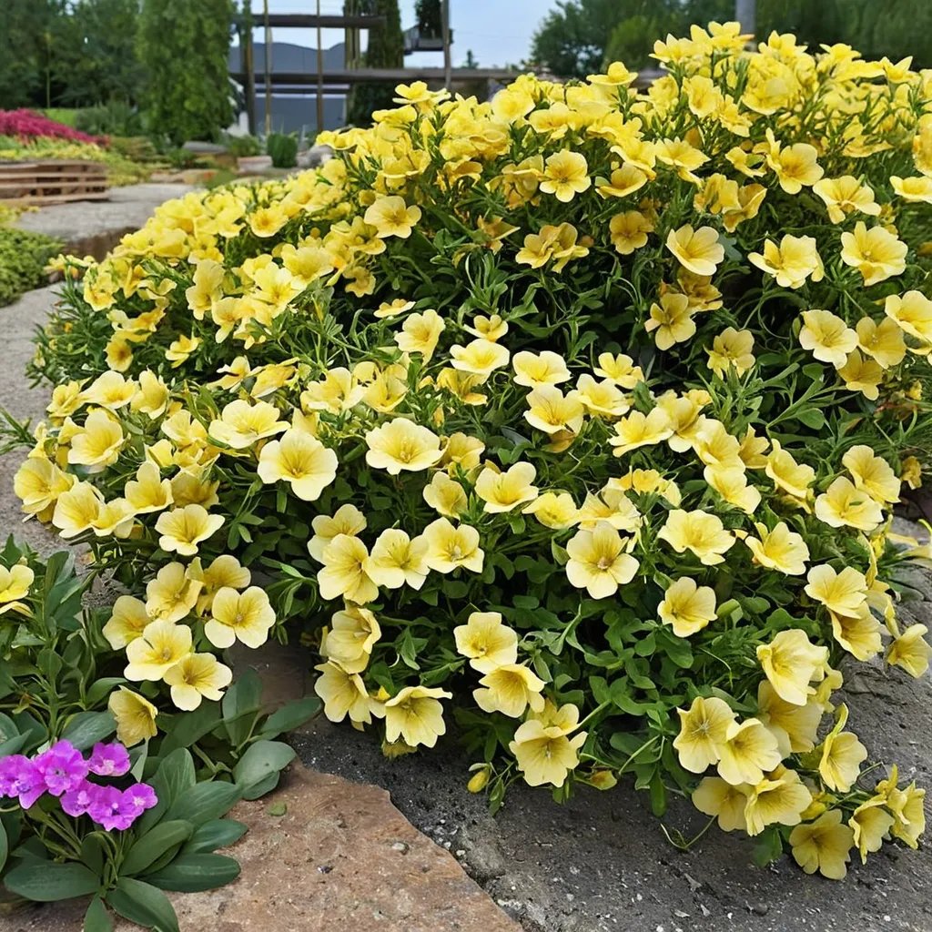 Petunia x hybrida 'Mini Vista Yellow'