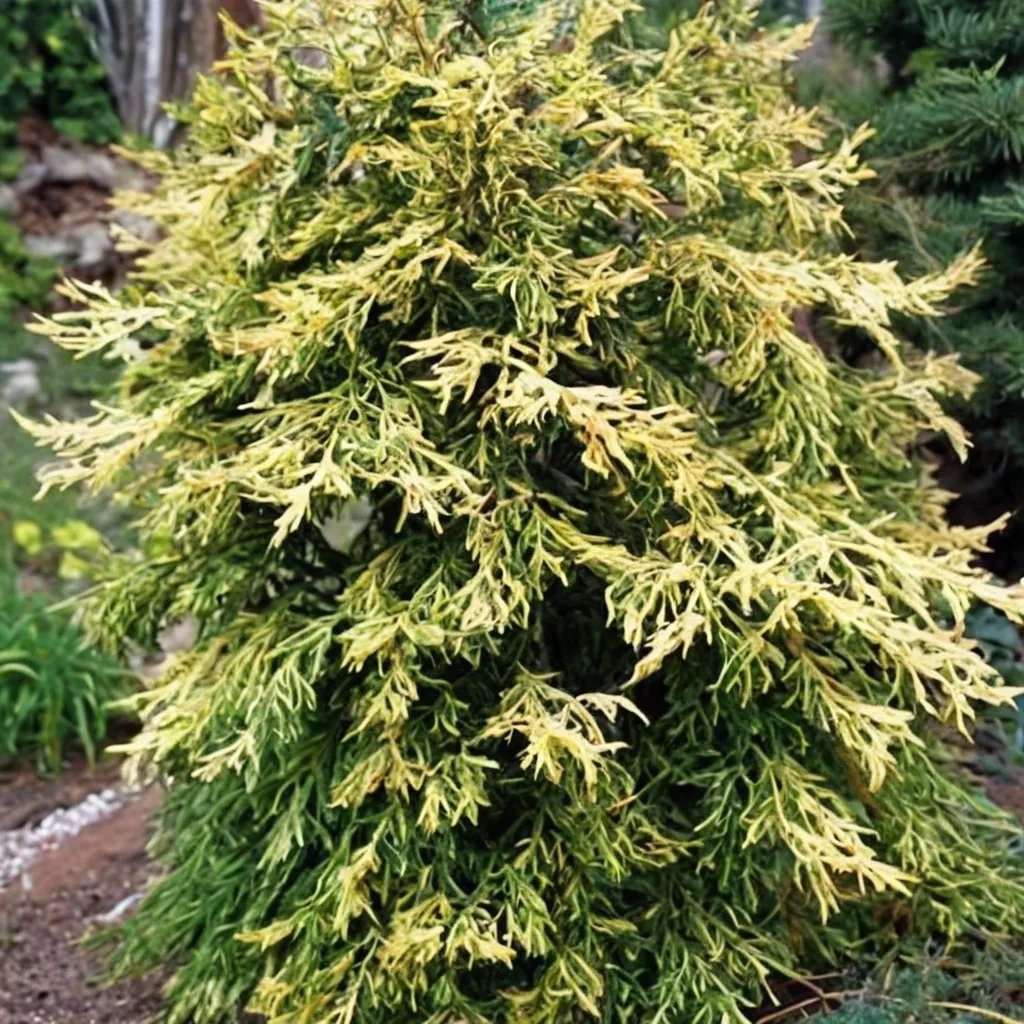 Chamaecyparis obtusa 'Tsatsumi Gold'
