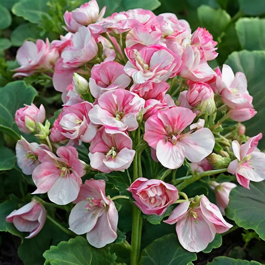 Pelargonium x hortorum 'Appleblossom'