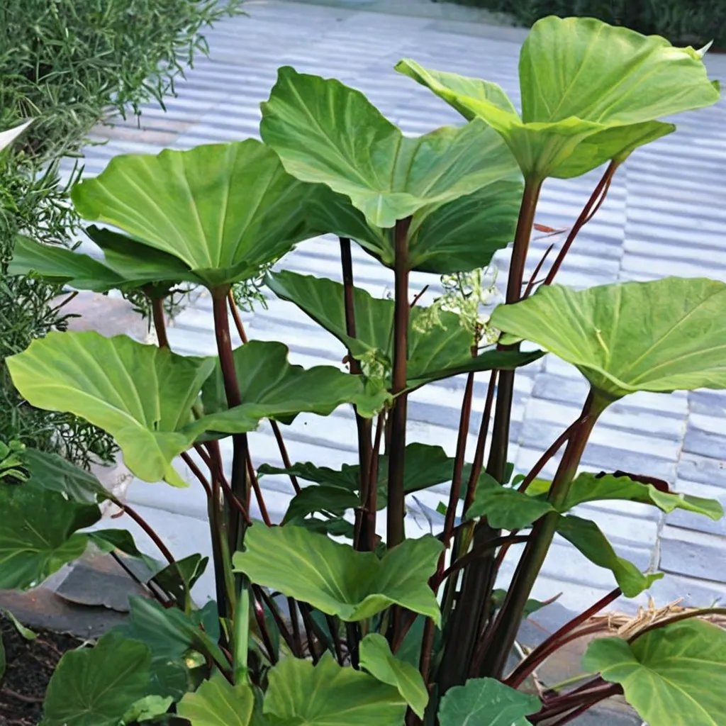 Colocasia esculenta 'Big Dipper'
