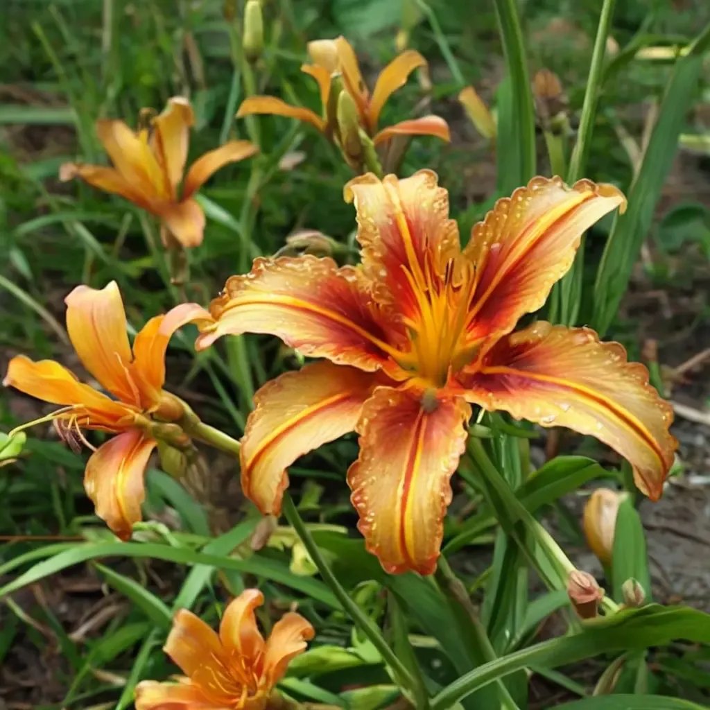 Hemerocallis fulva 'Outrageous'