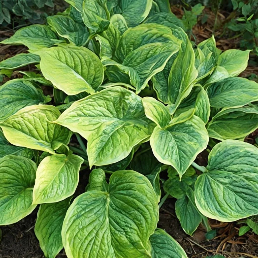 Hosta x hybrida 'Laura and Darrell'