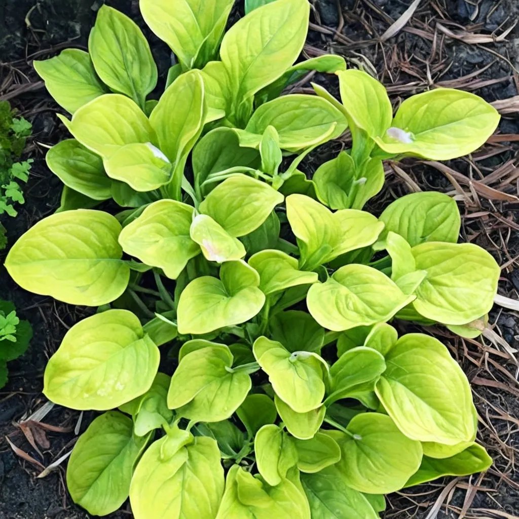 Hosta x hybrida 'Ladybug'