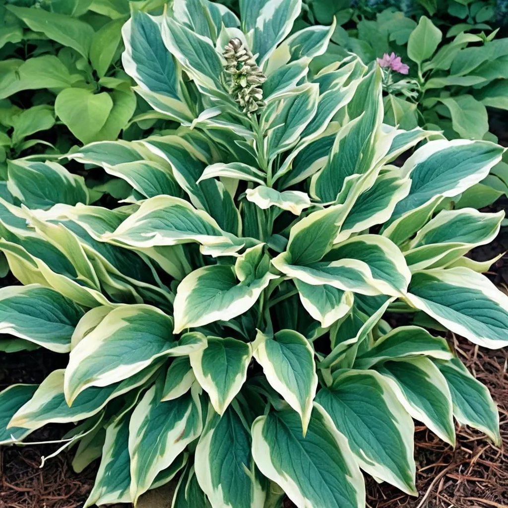 Hosta x hybrida 'Tambourine'