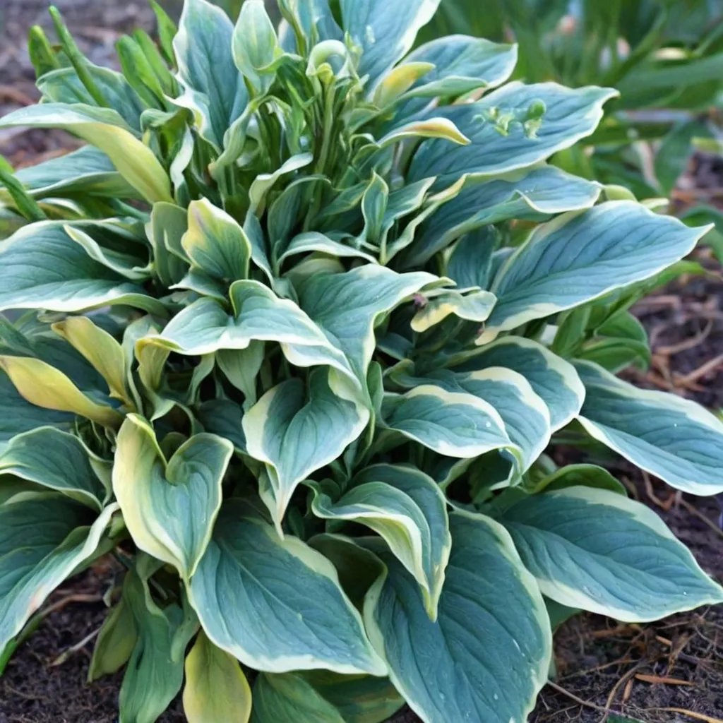 Hosta x hybrida 'All Aflutter'