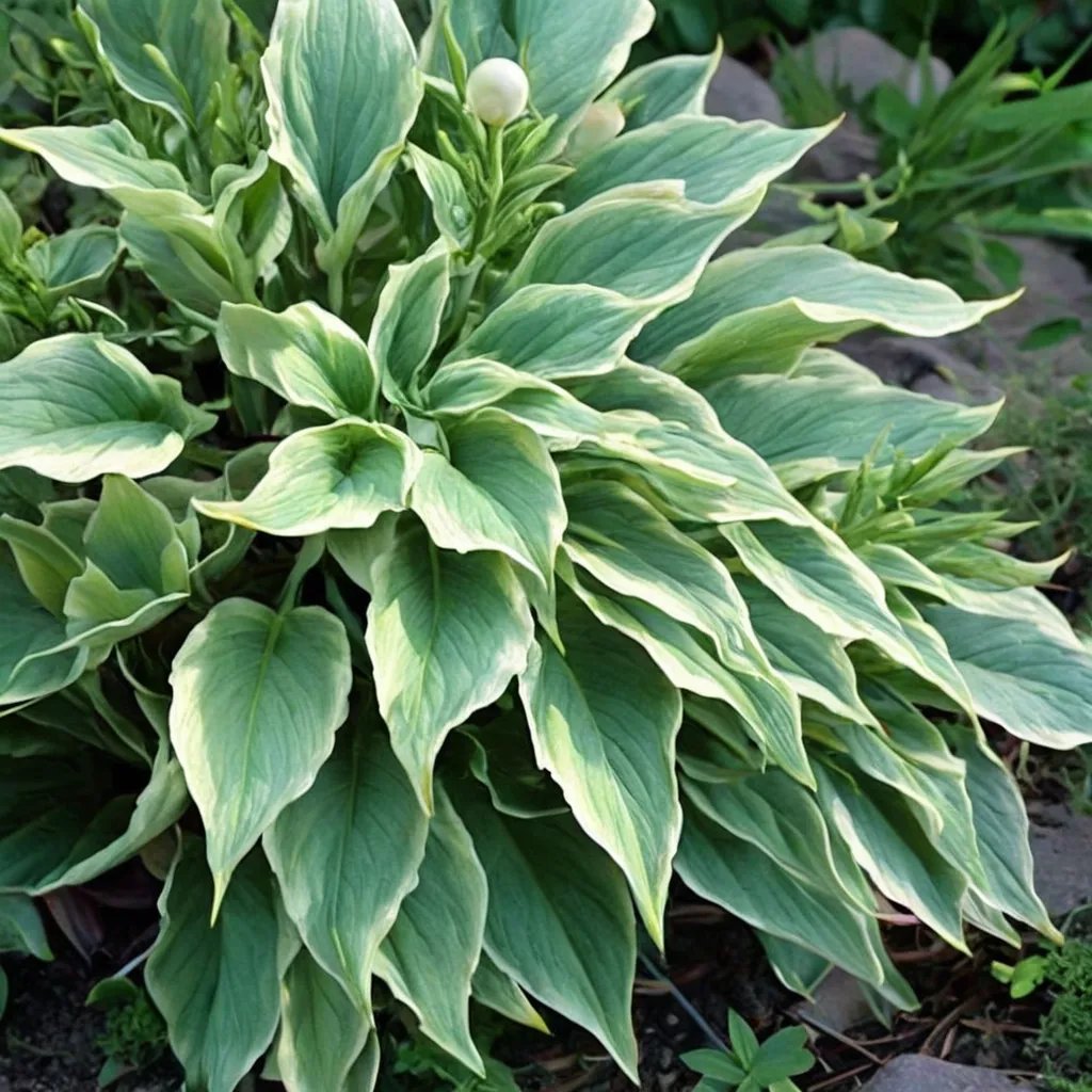 Hosta x hybrida 'Jambeliah'