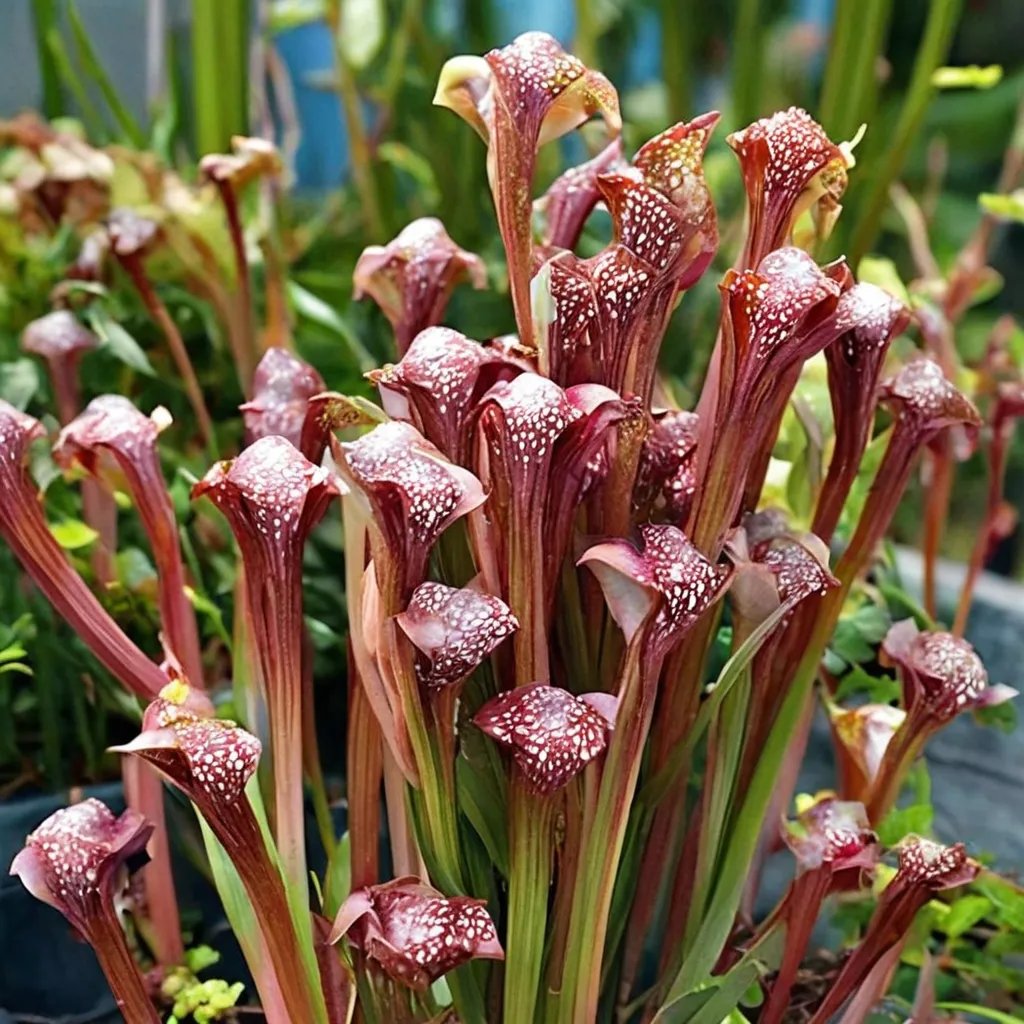 Sarracenia x hybrida 'Ladies in Waiting'