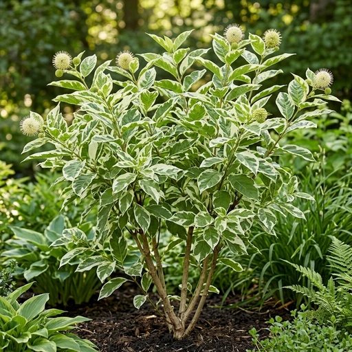 Cephalanthus occidentalis 'Magical Moonlight'