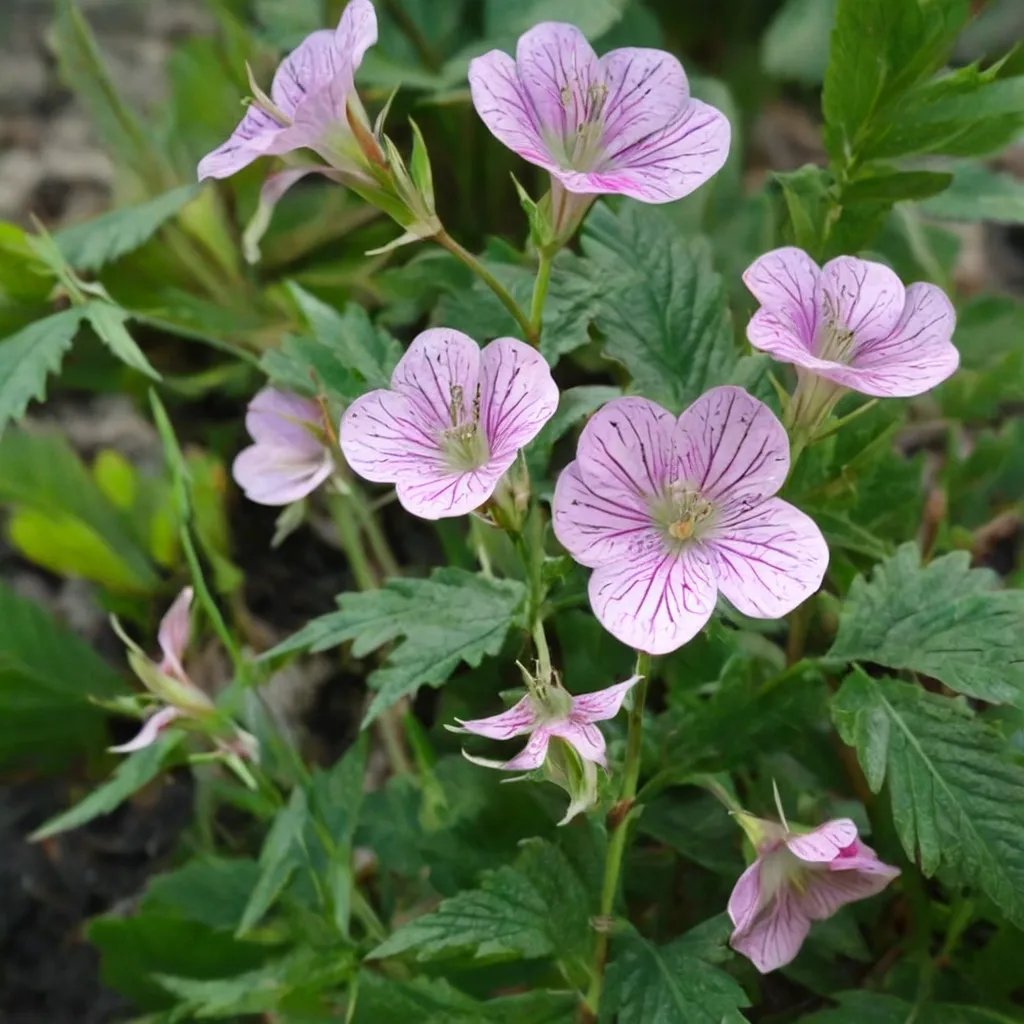 Geranium x oxonianum 'Pearl Boland'