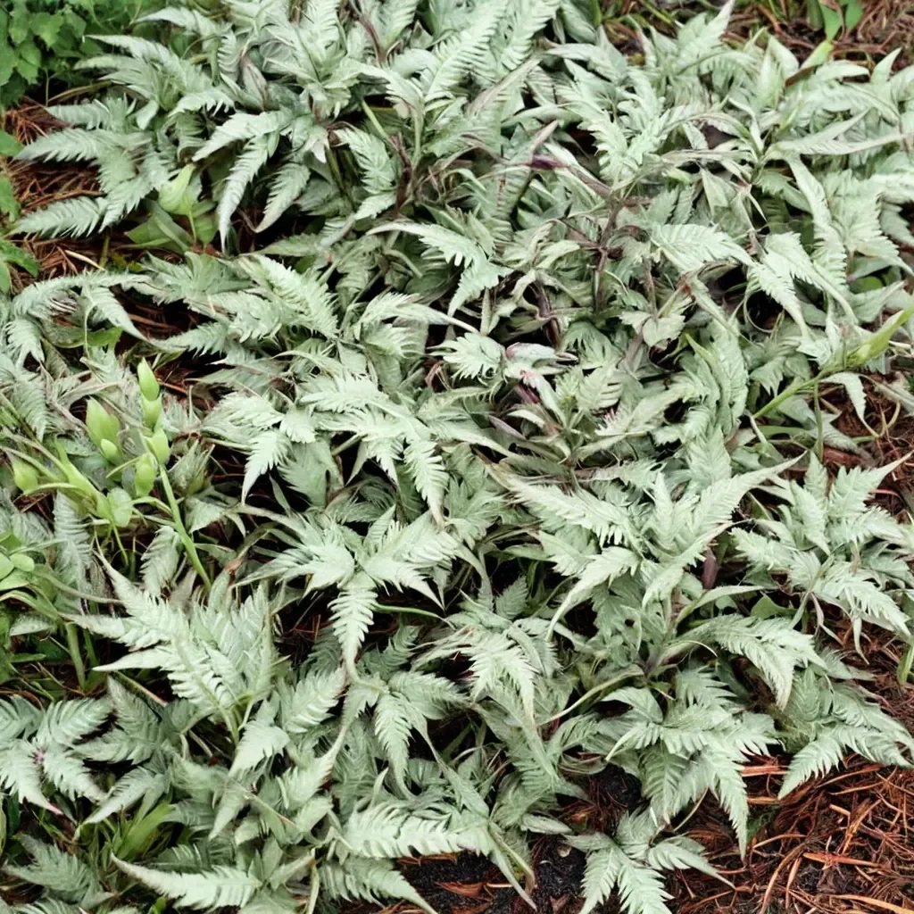 Athyrium niponicum 'Wildwood Twist'