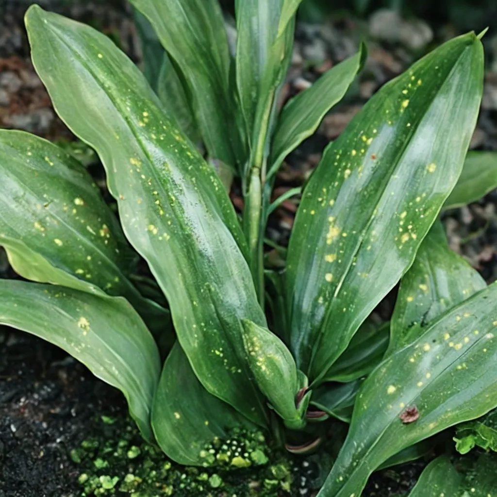 Aspidistra saxicola 'Come Here Spot'