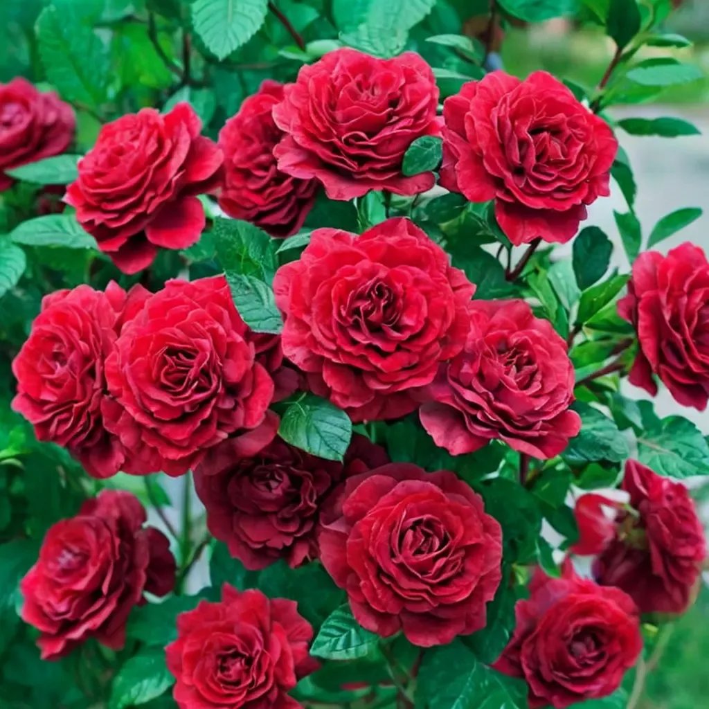 Rosa x hybrida 'Lady In Red'