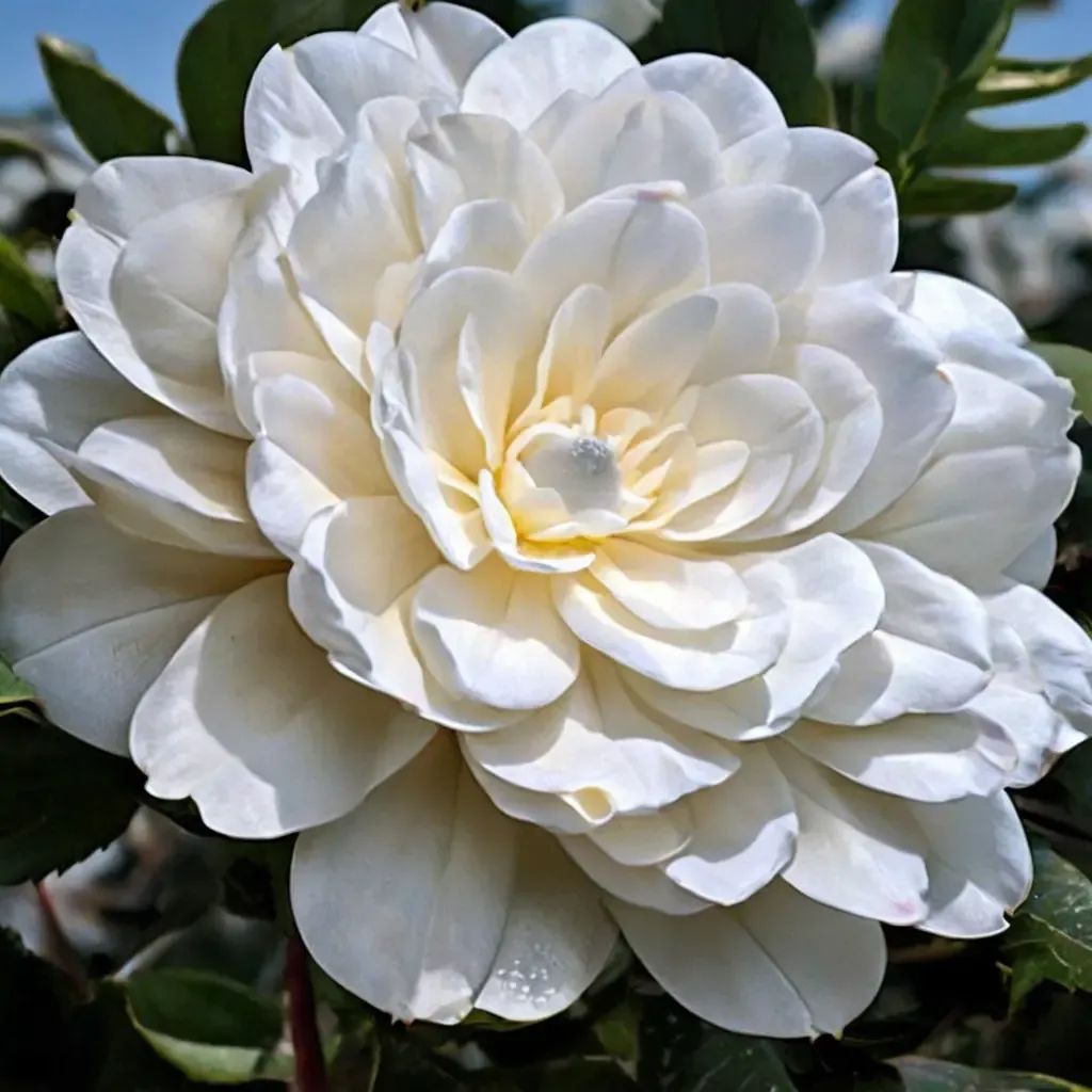 Camellia japonica 'Sea Foam'