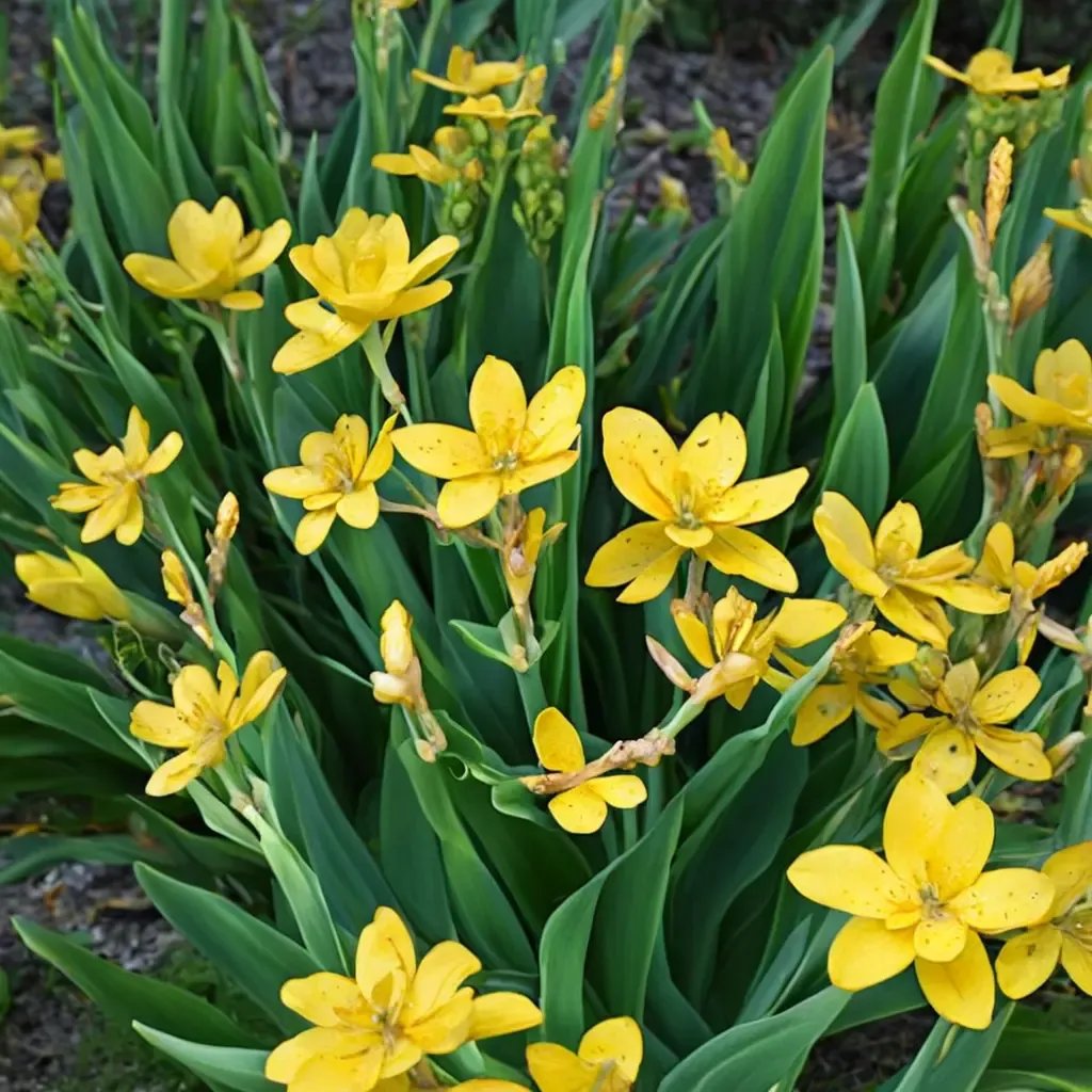 Iris x germanica 'Hello Yellow'