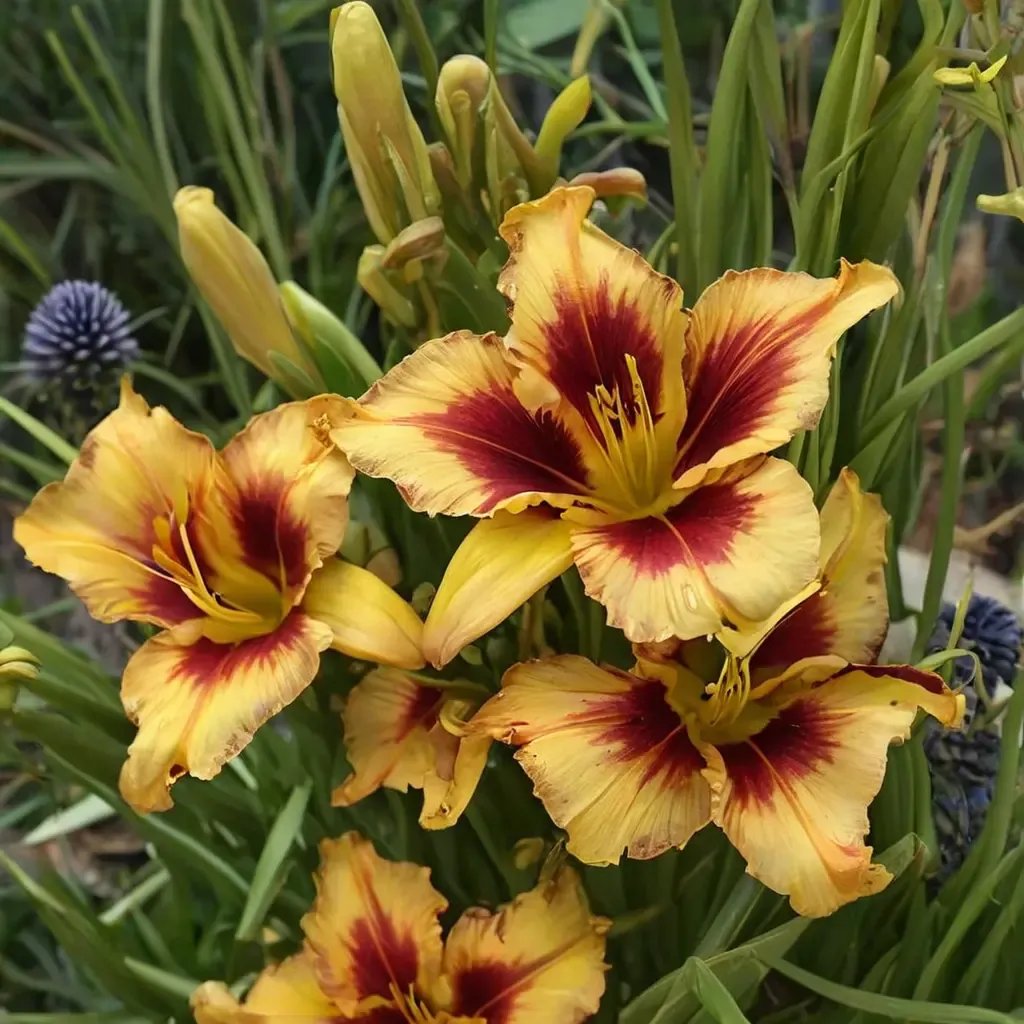 Hemerocallis fulva 'Tiger Swirl'
