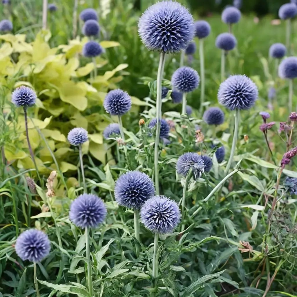 Echinops bannaticus 'Taplow Blue'