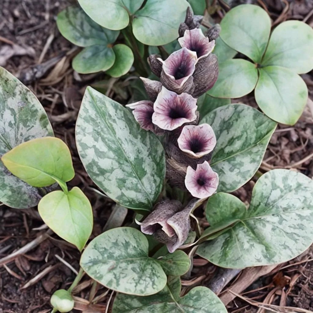 Asarum arifolium 'Silver Spreader'