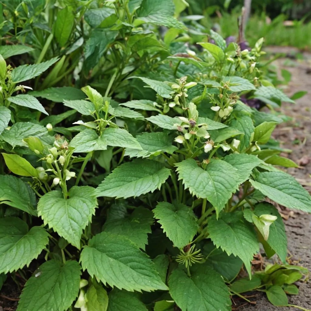 Lamium album 'Pale Peril'