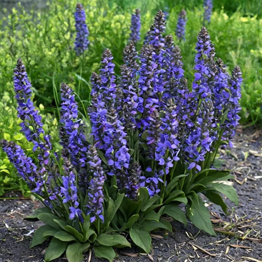Salvia x hybrida 'Midnight Model'