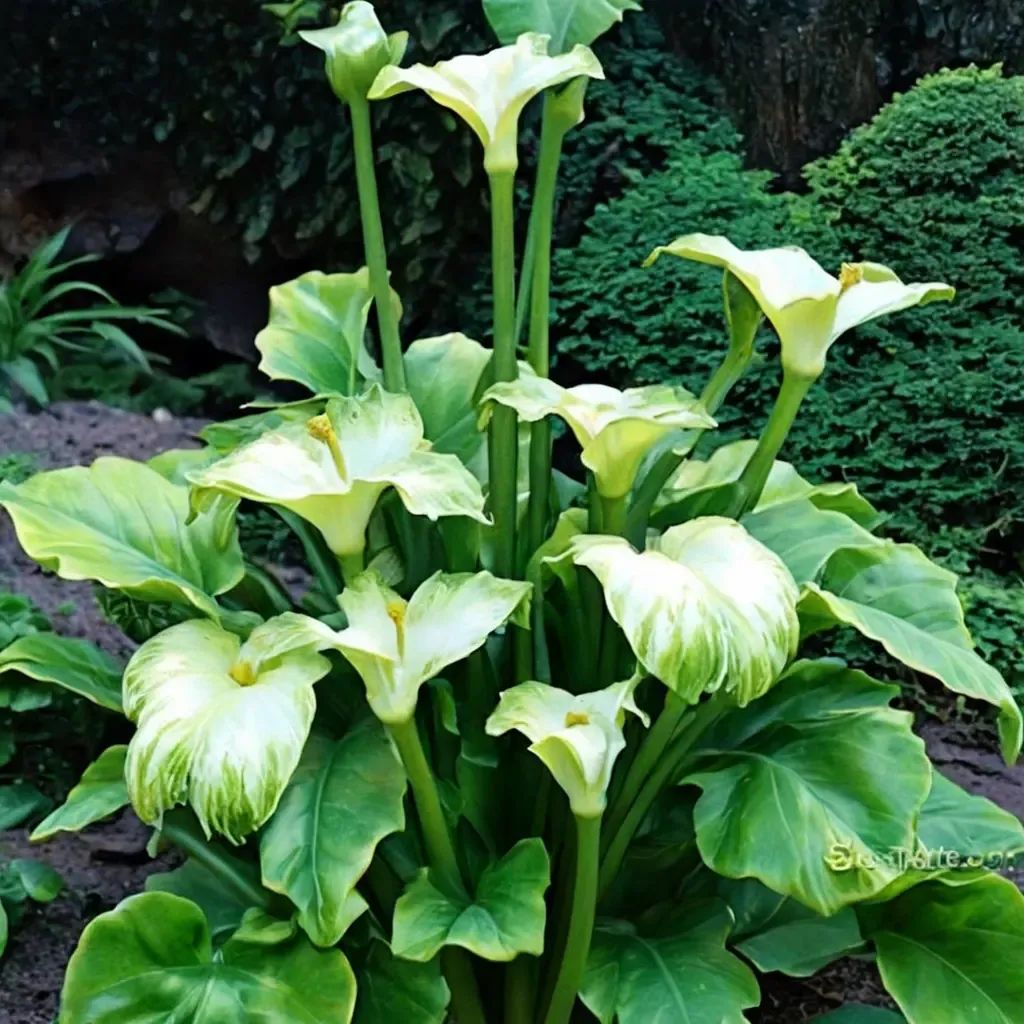 Zantedeschia aethiopica 'Green Goddess'