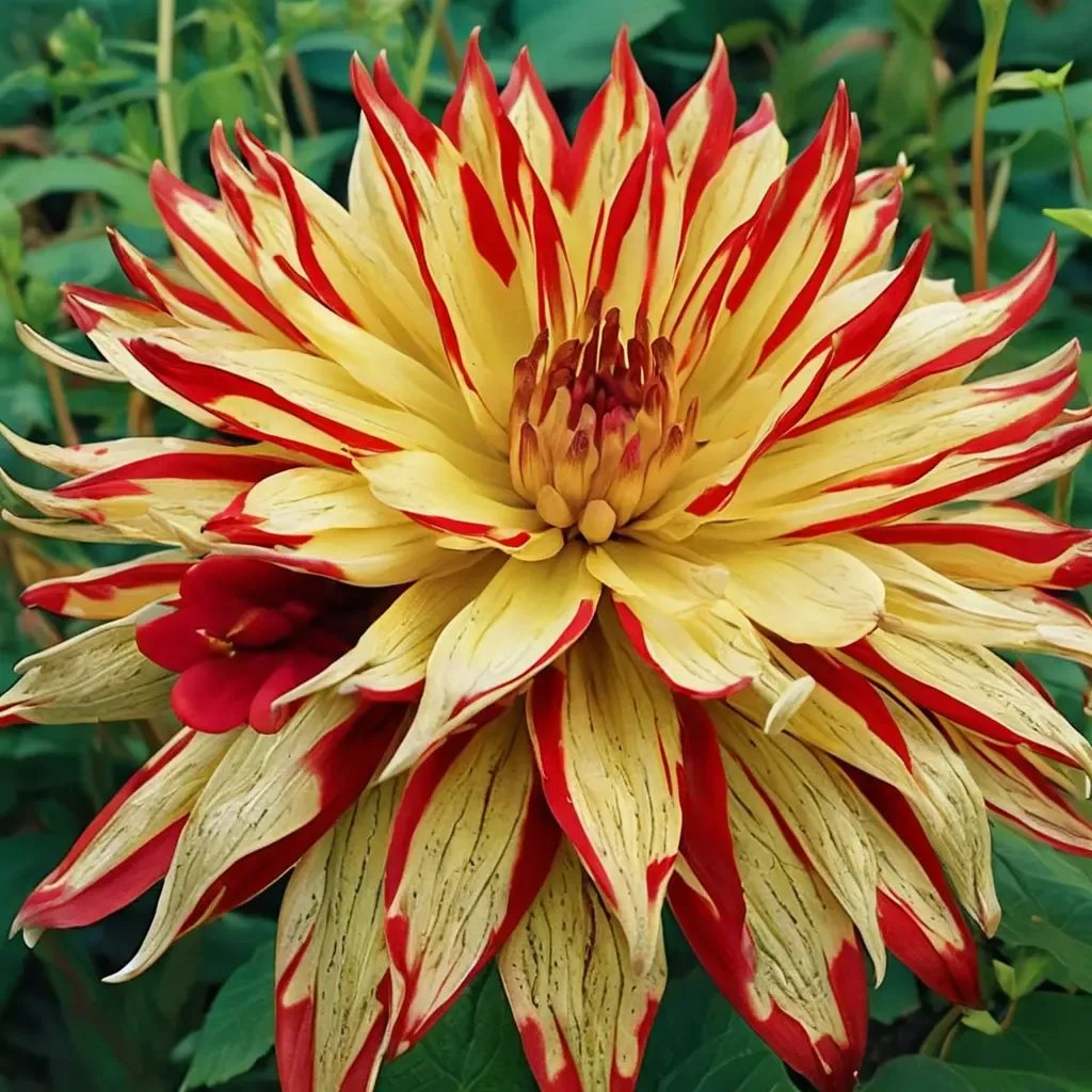 Dahlia x hybrida 'Lisonette Dinnerplate'