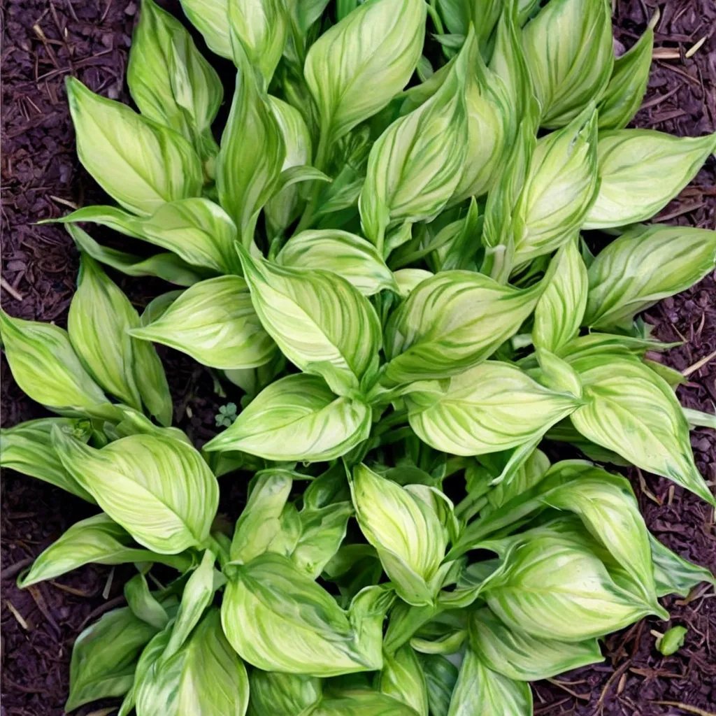 Hosta ventricosa 'Aureomaculata'