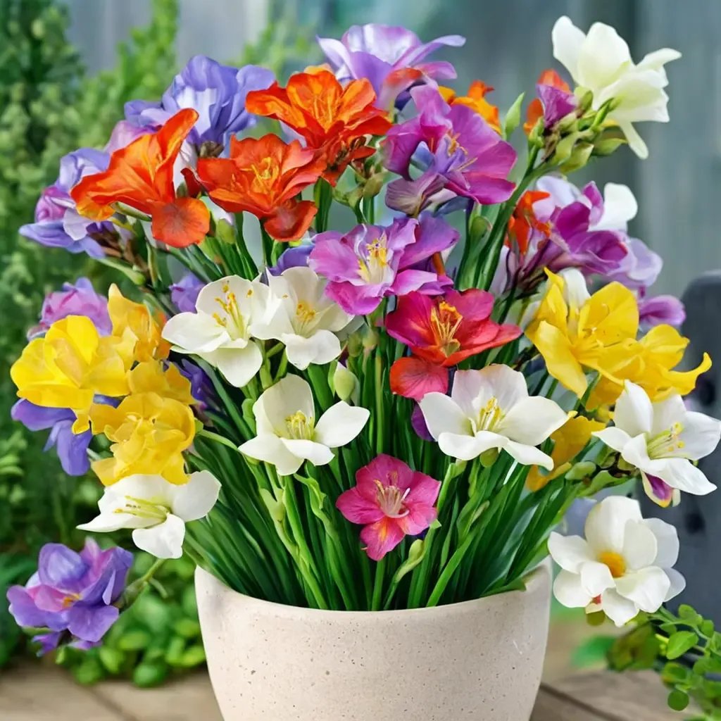 Freesia x hybrida 'Mix'
