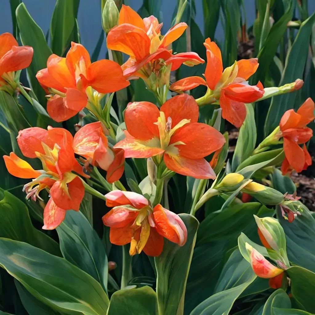 Canna generalissimum 'Orange Punch'