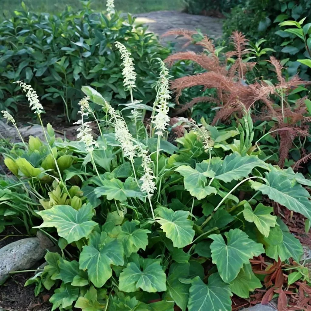 Heuchera villosa 'Autumn Bride'