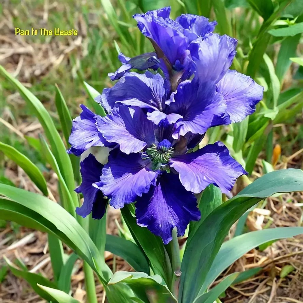 Iris x germanica 'Java Blue'
