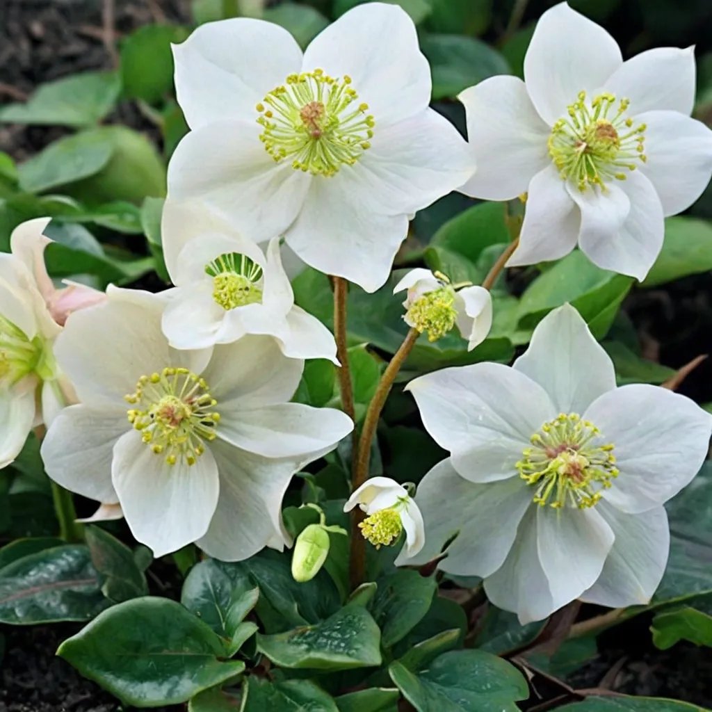 Helleborus niger 'White Magic'