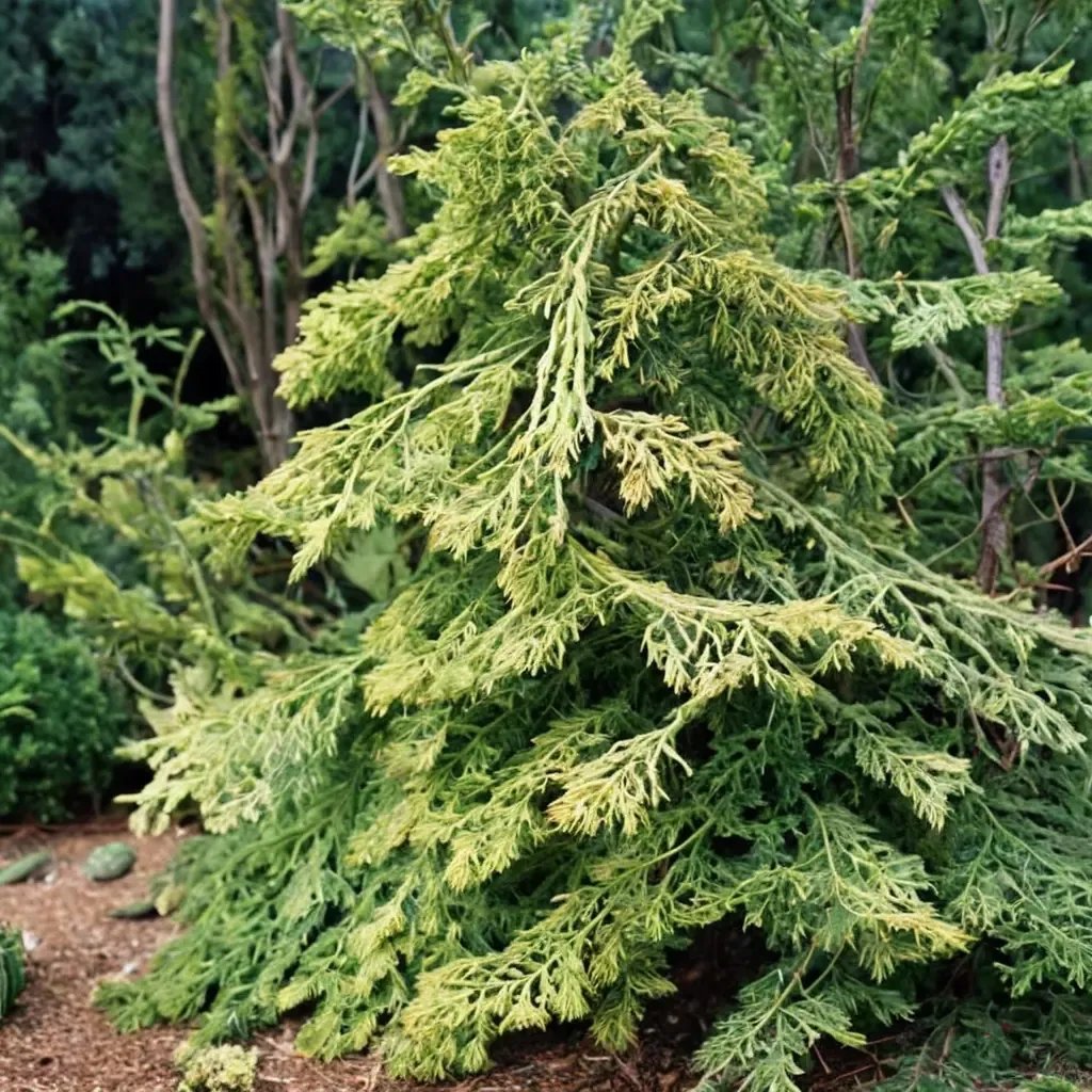 Chamaecyparis pisifera 'Filifera Aurea'