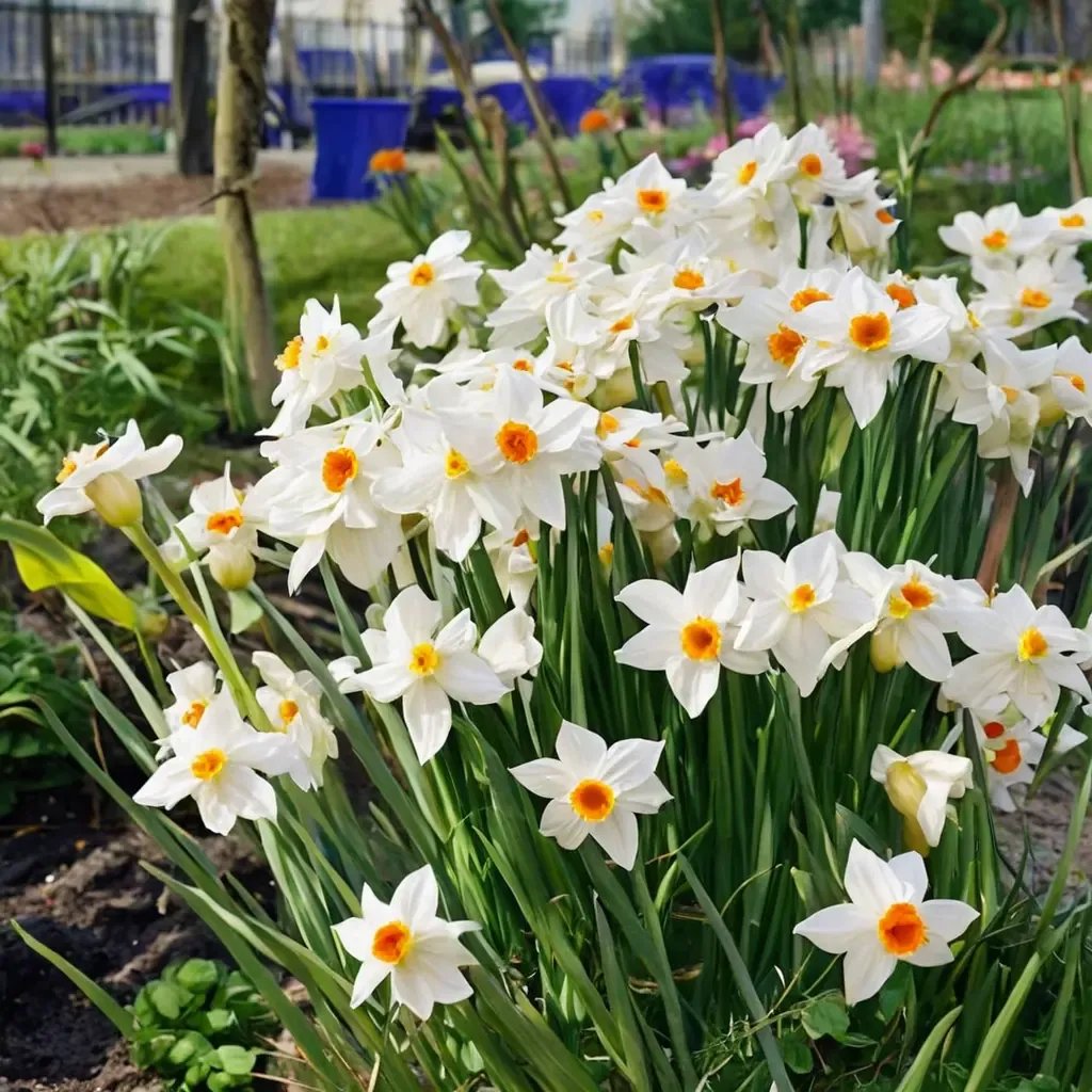 Narcissus pseudonarcissus 'Geranium'