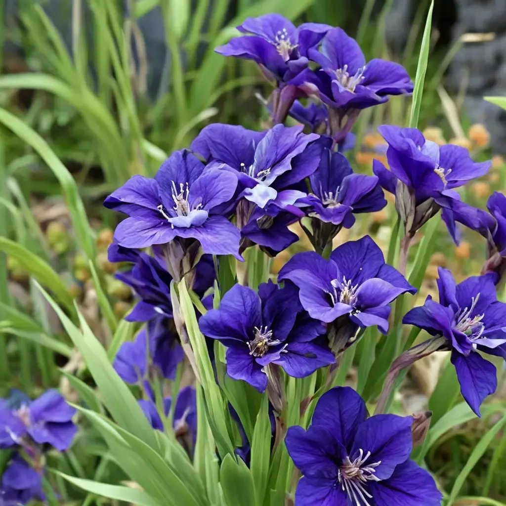 Iris sibirica 'Ruffled Velvet'