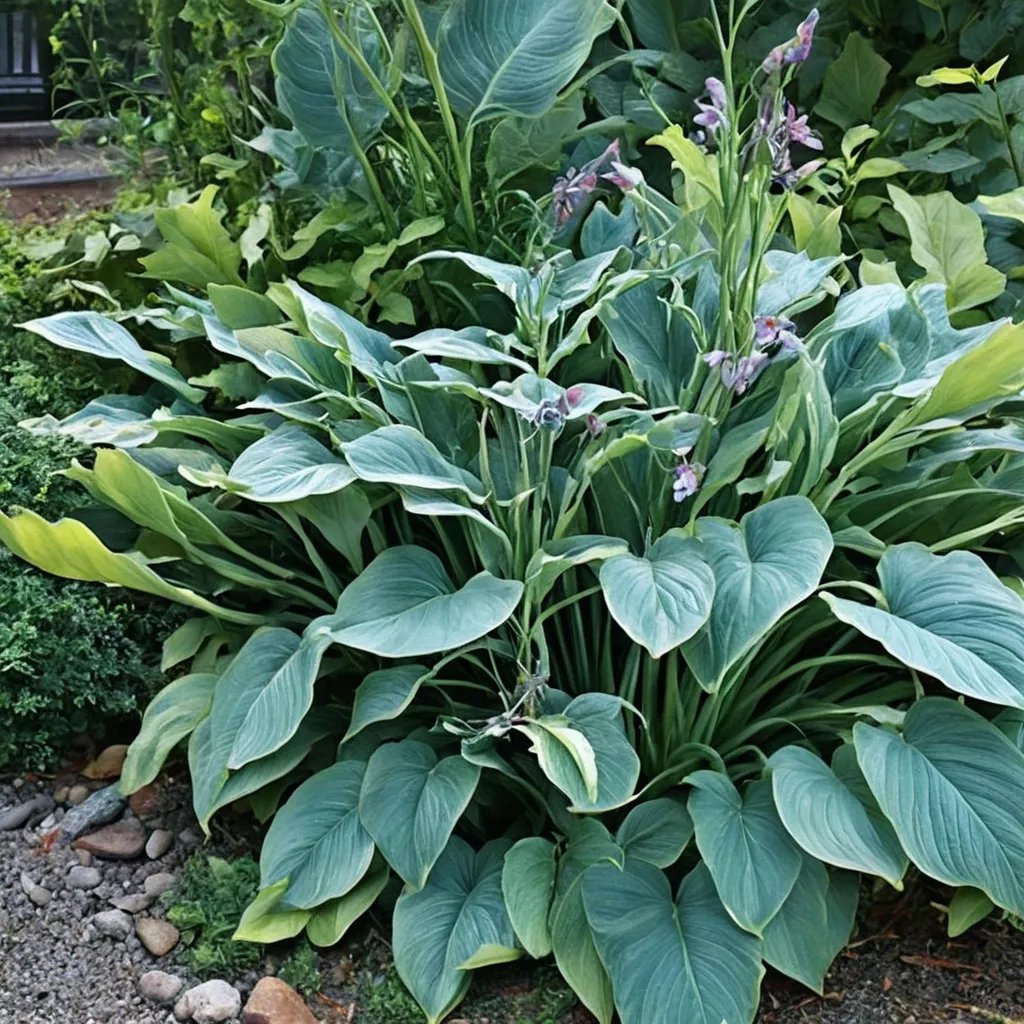 Hosta x hybrida 'Wild Side'