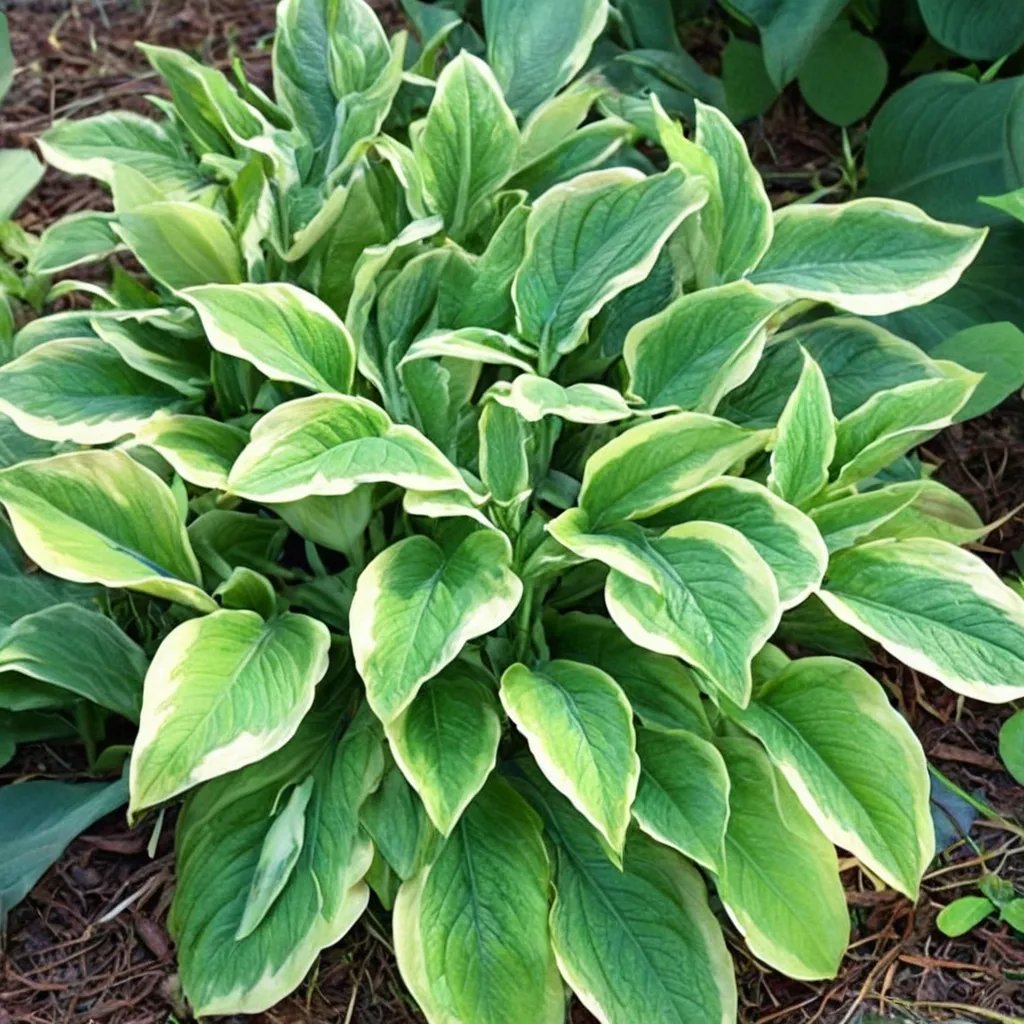 Hosta x hybrida 'Rhinestone Cowboy'