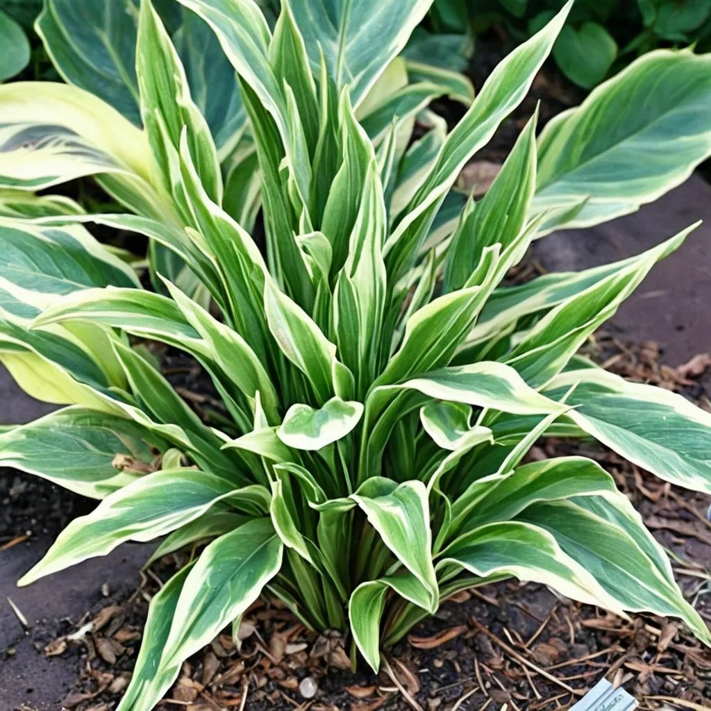 Hosta x hybrida 'Sandhill Crane'