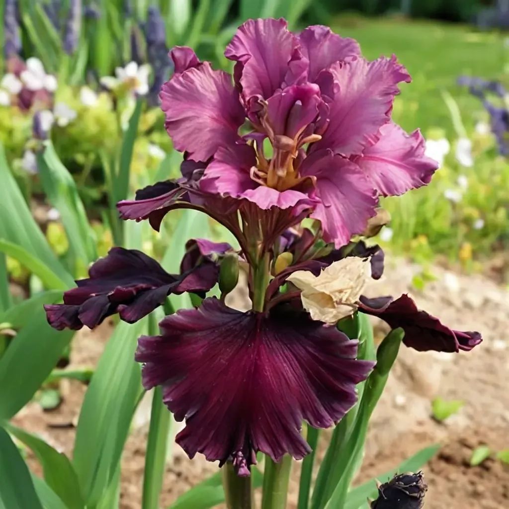 Iris germanica 'Medici Prince'