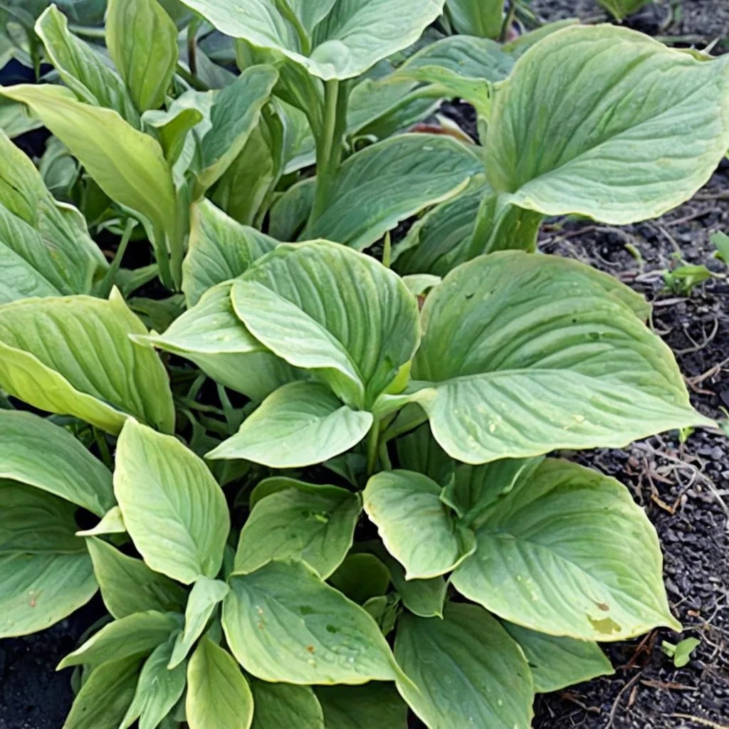 Hosta x hybrida 'Delirium'