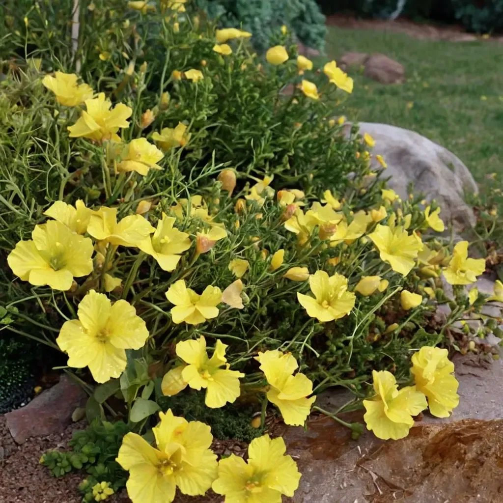 Oenothera serrulata 'Prairie Lode'