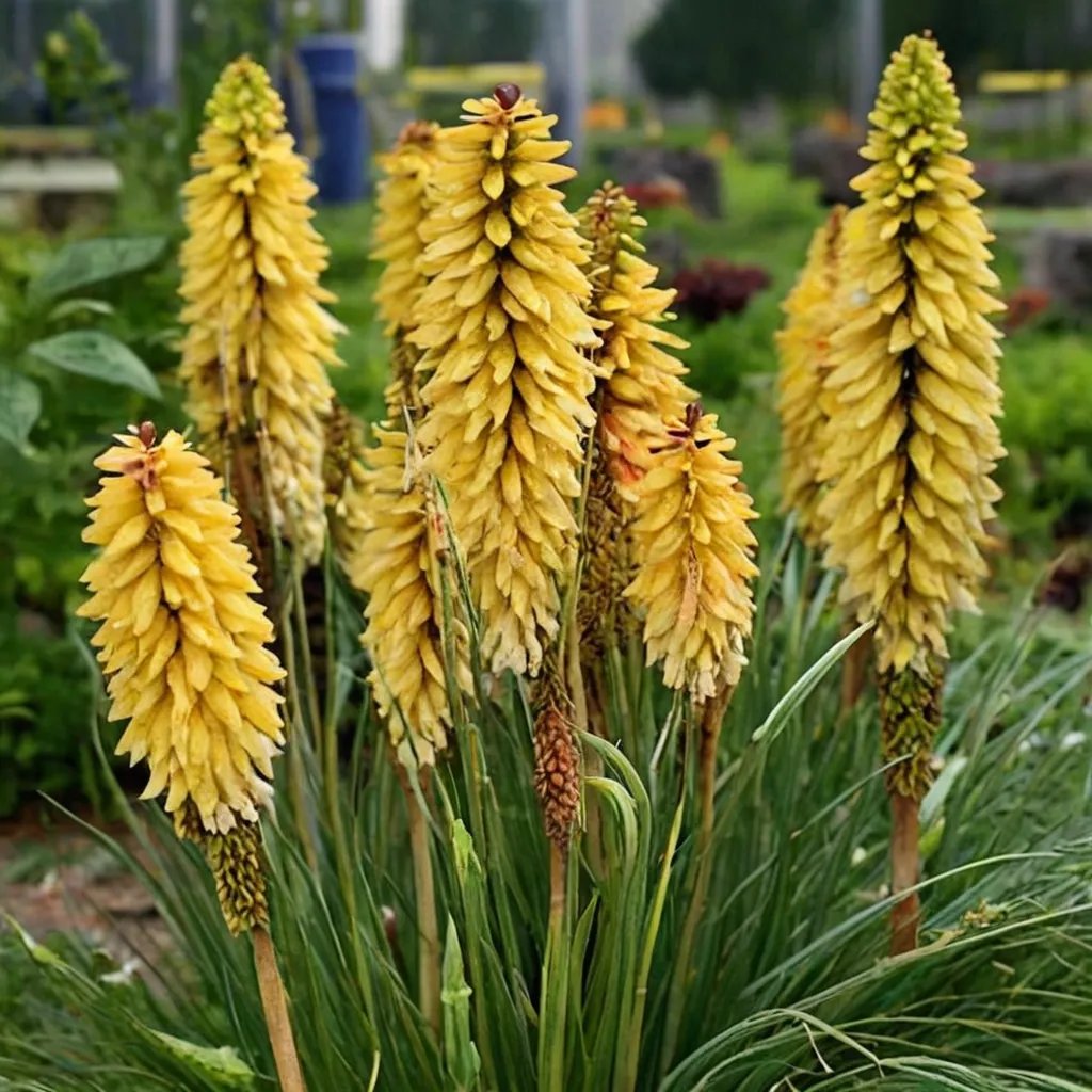 Kniphofia uvaria 'Solar Flare'