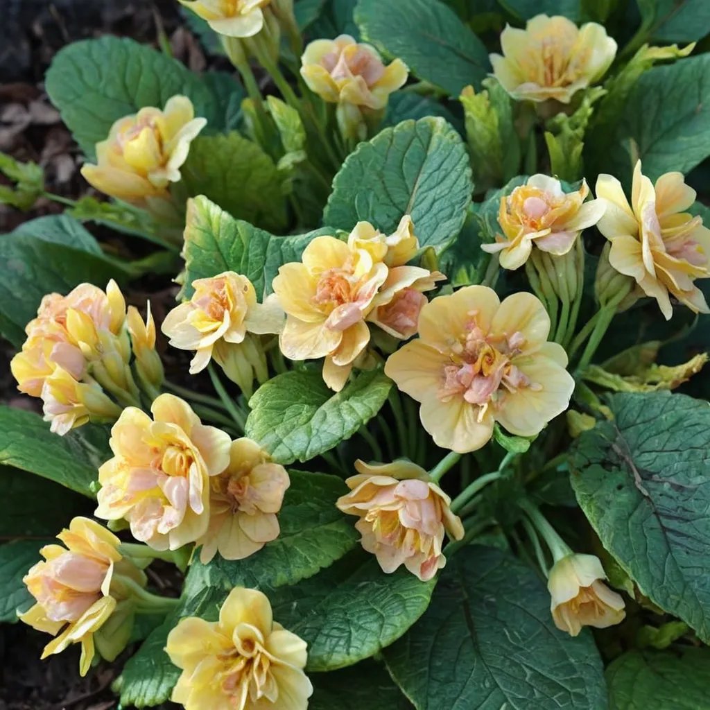 Primula vulgaris 'Sunshine Susie'